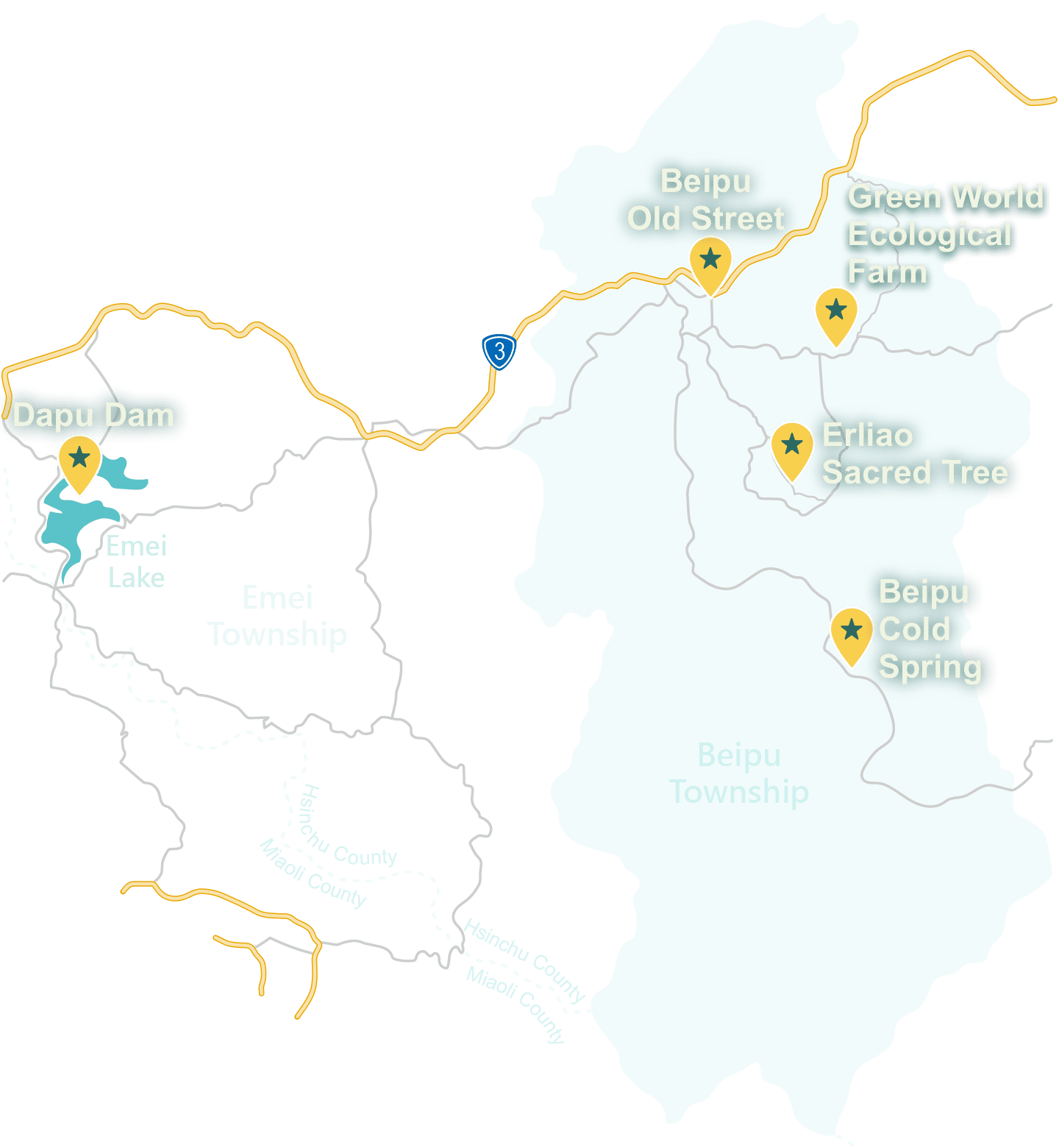北埔地圖