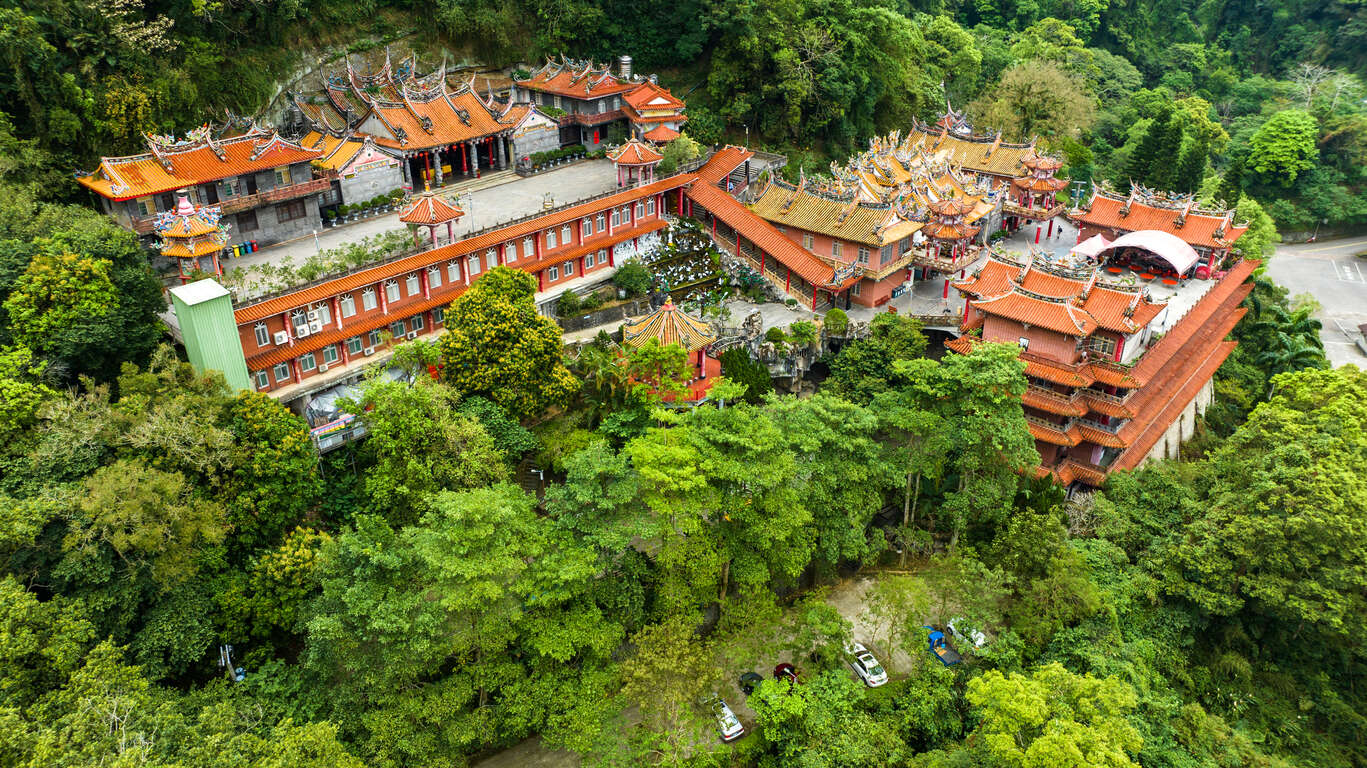 獅山古道空拍照