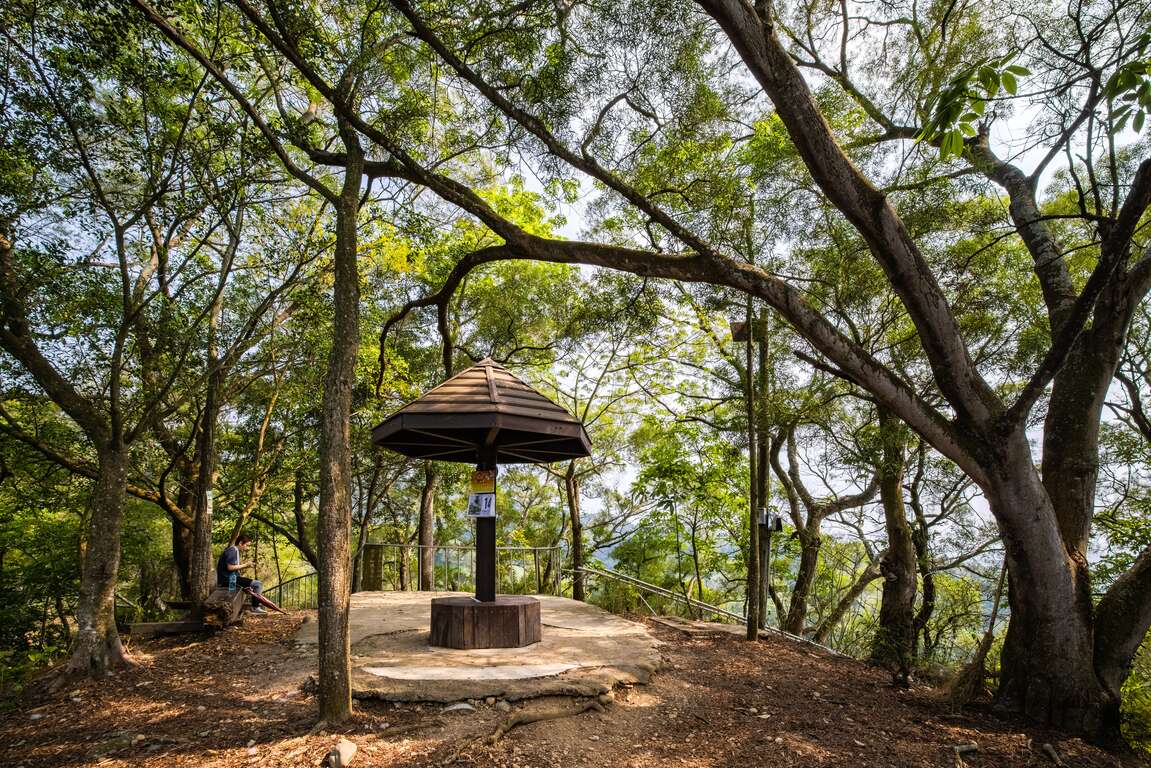 田中森林公園登山步道雨傘裝置藝術