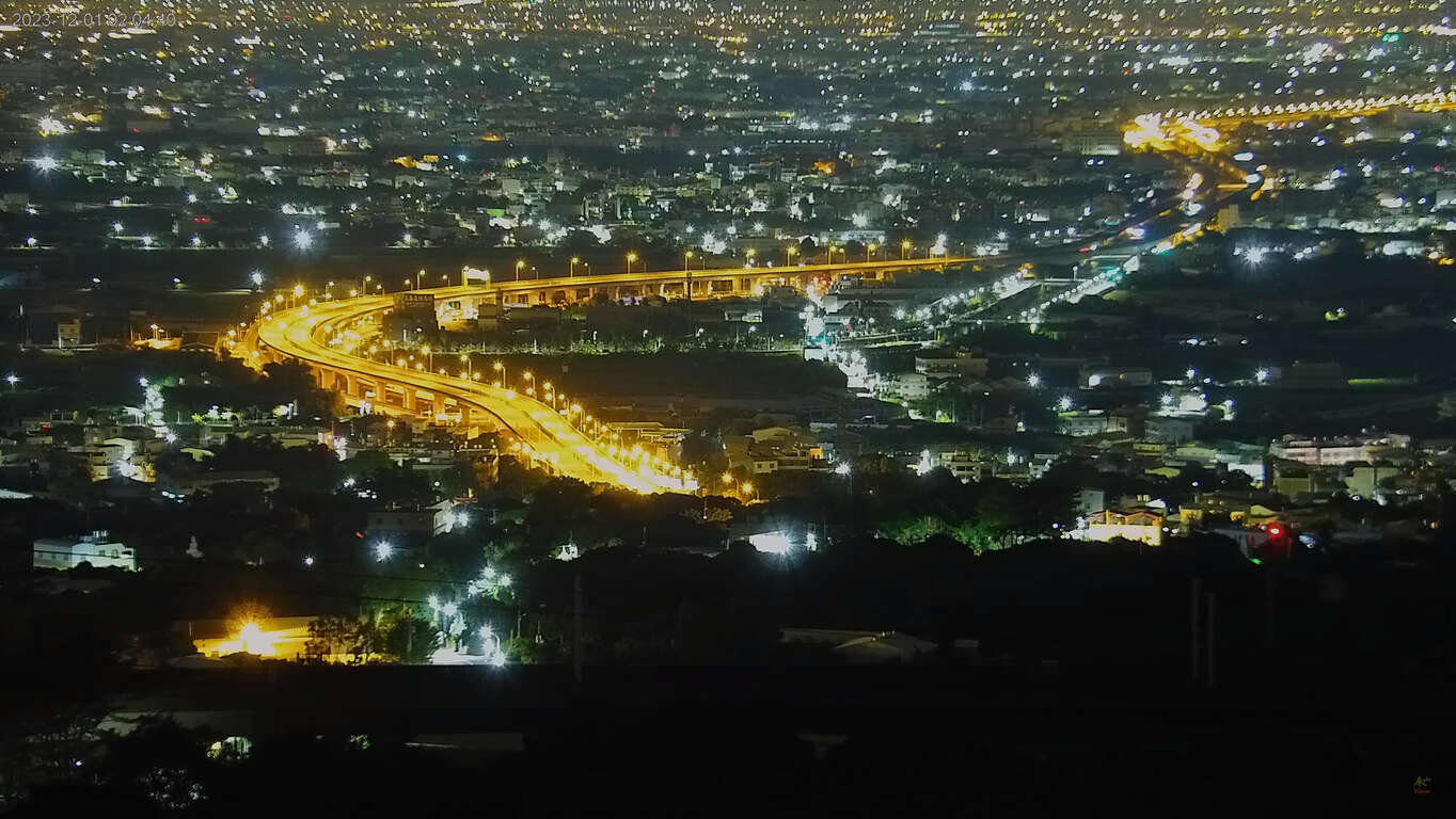 八卦山彰化平原夜景