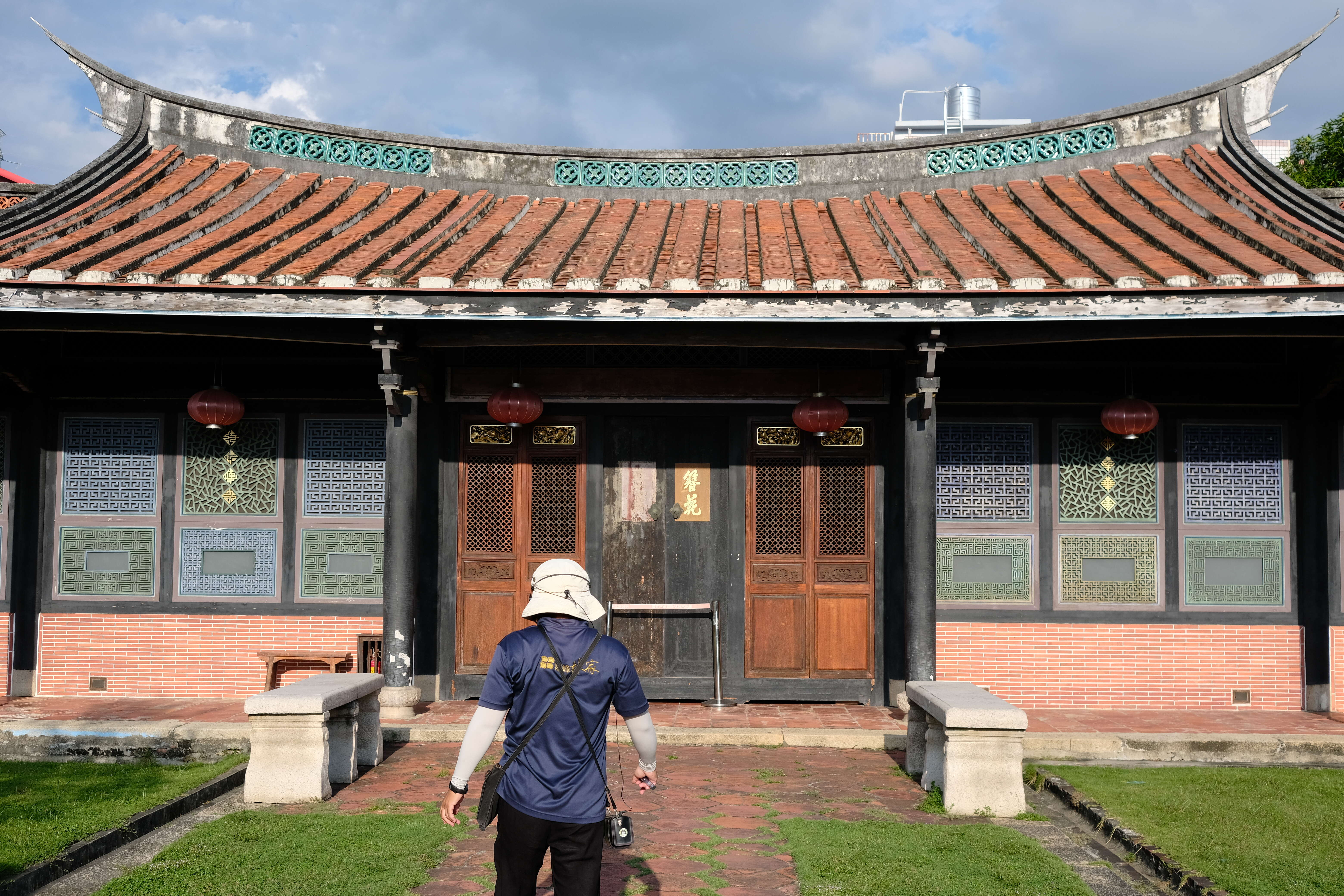 霧峰林家宮保第園區第五進門廳