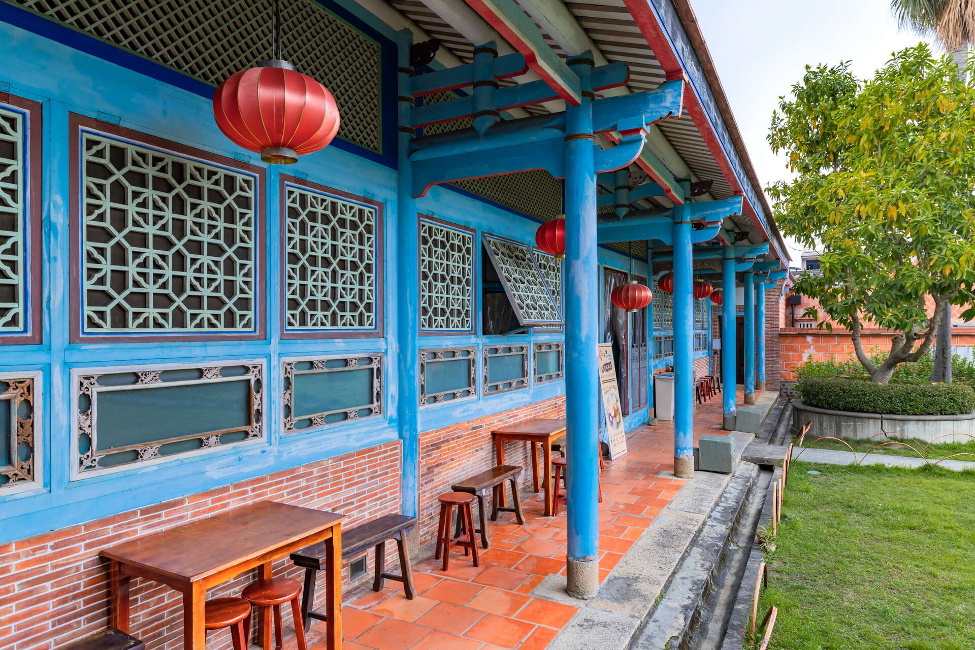 霧峰林家宅第-宮保第園區門廊