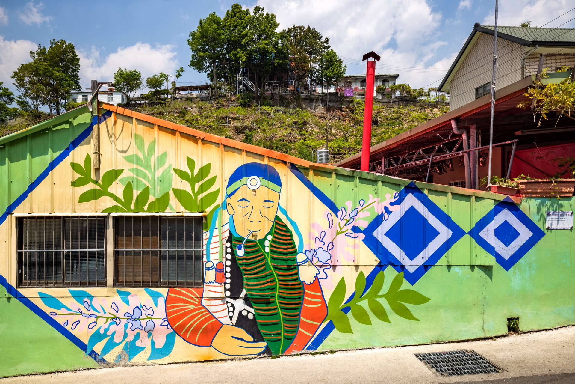 環山部落-彩繪牆