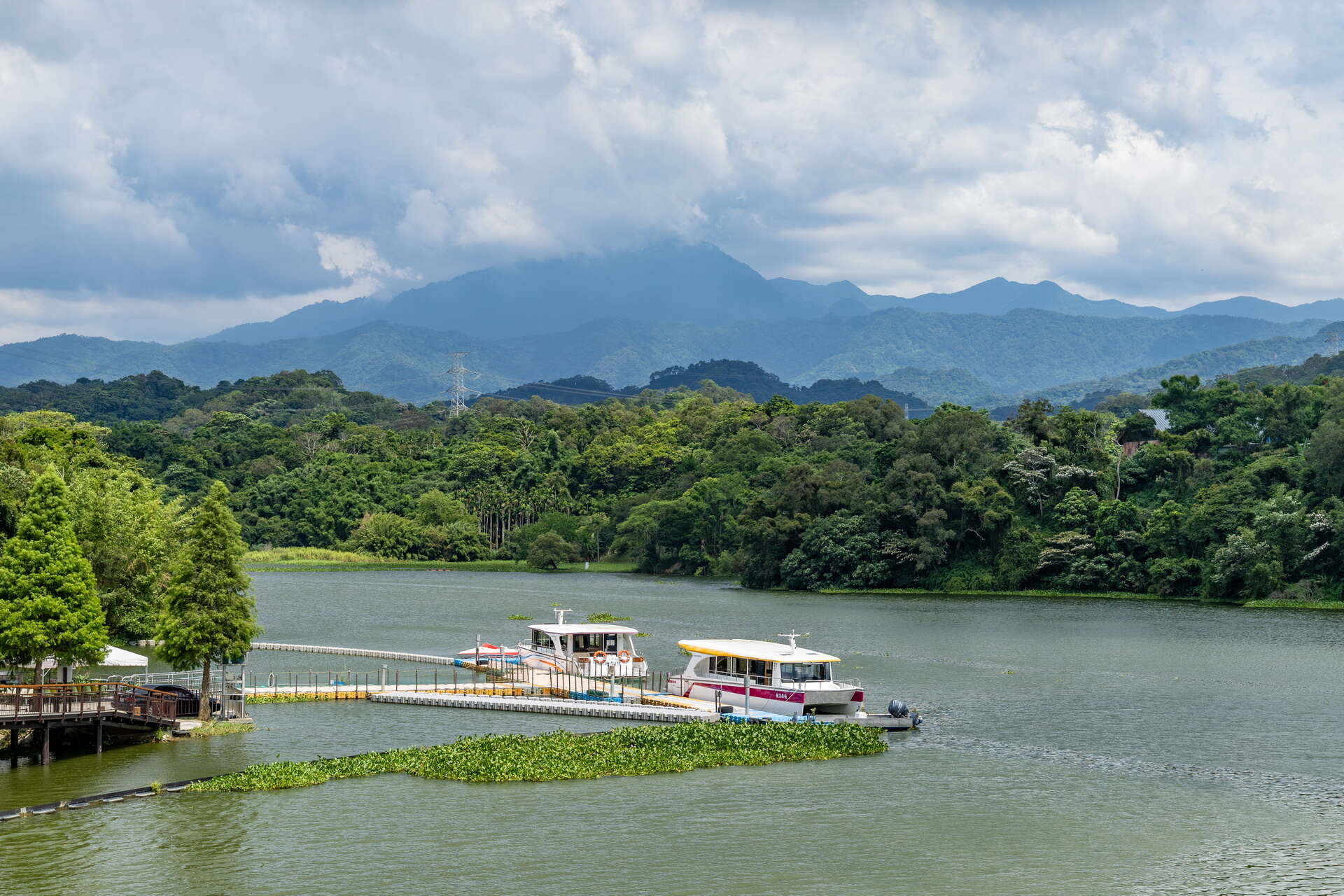 峨眉湖&彌勒大佛-遊船照