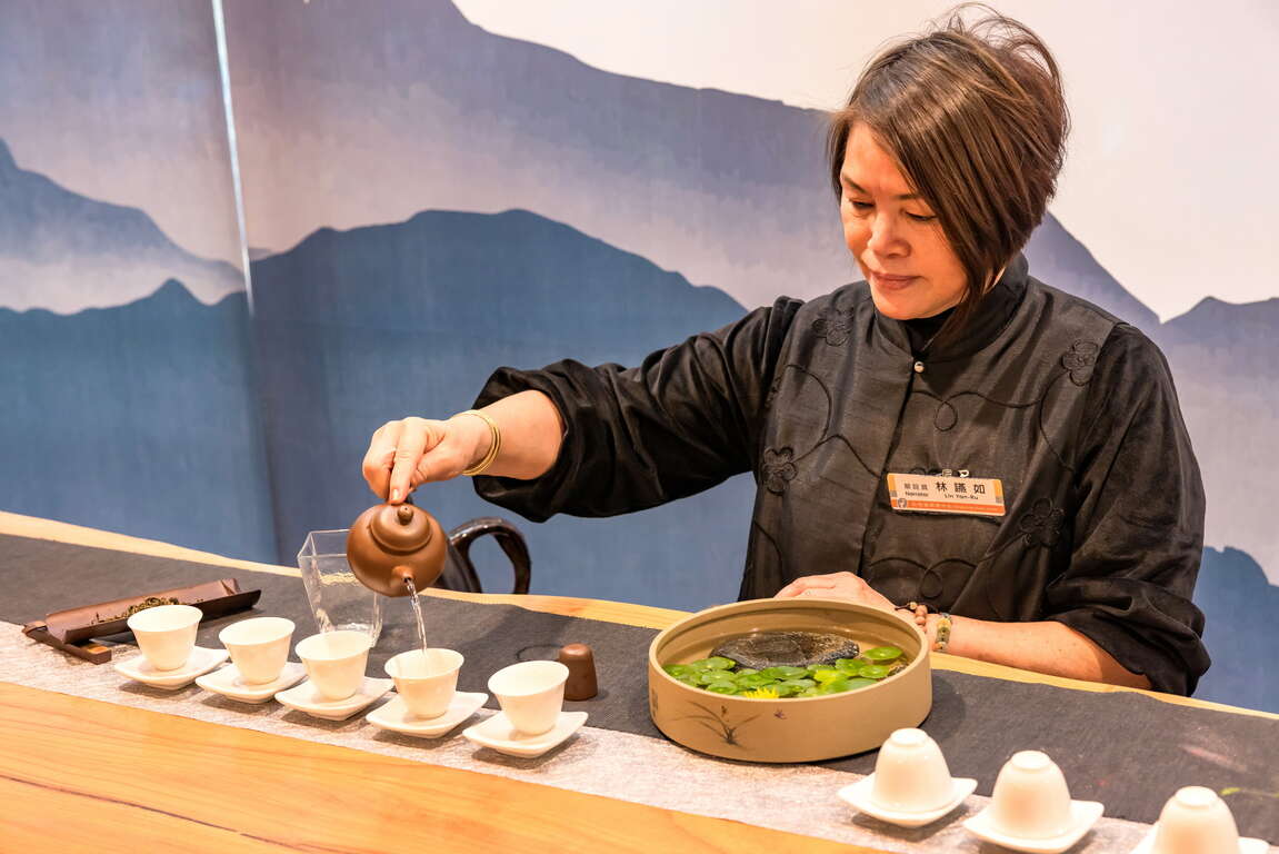 松柏嶺ビジターセンター(茶文化主題館)茶席