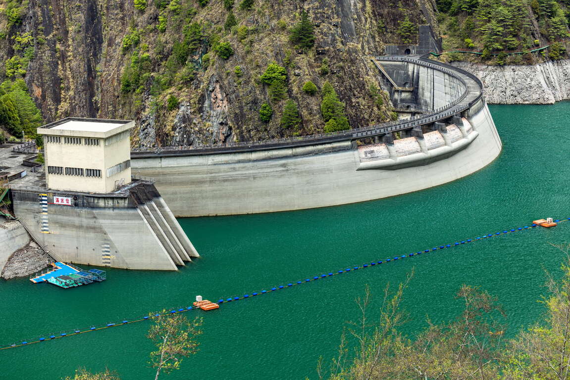 德基水庫水面