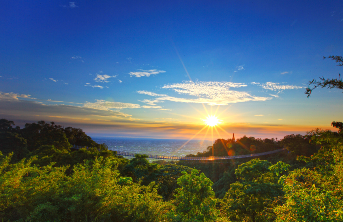 Houtanjing Recreation Area (Panoramic Skywalk)夕陽