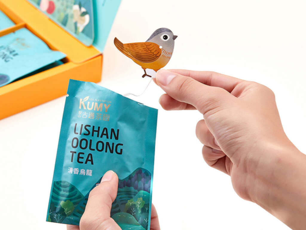 喔熊™禮盒 頂級清香烏龍茶 | 原葉立體茶包6入【古邁茶園】三盒團購組