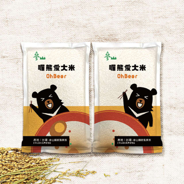 喔熊愛大米化身美食家600g(2入)
