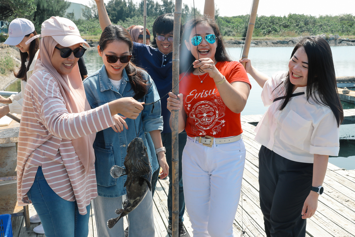 本處與駐雅加達台灣觀光服務處合作釣魚體驗