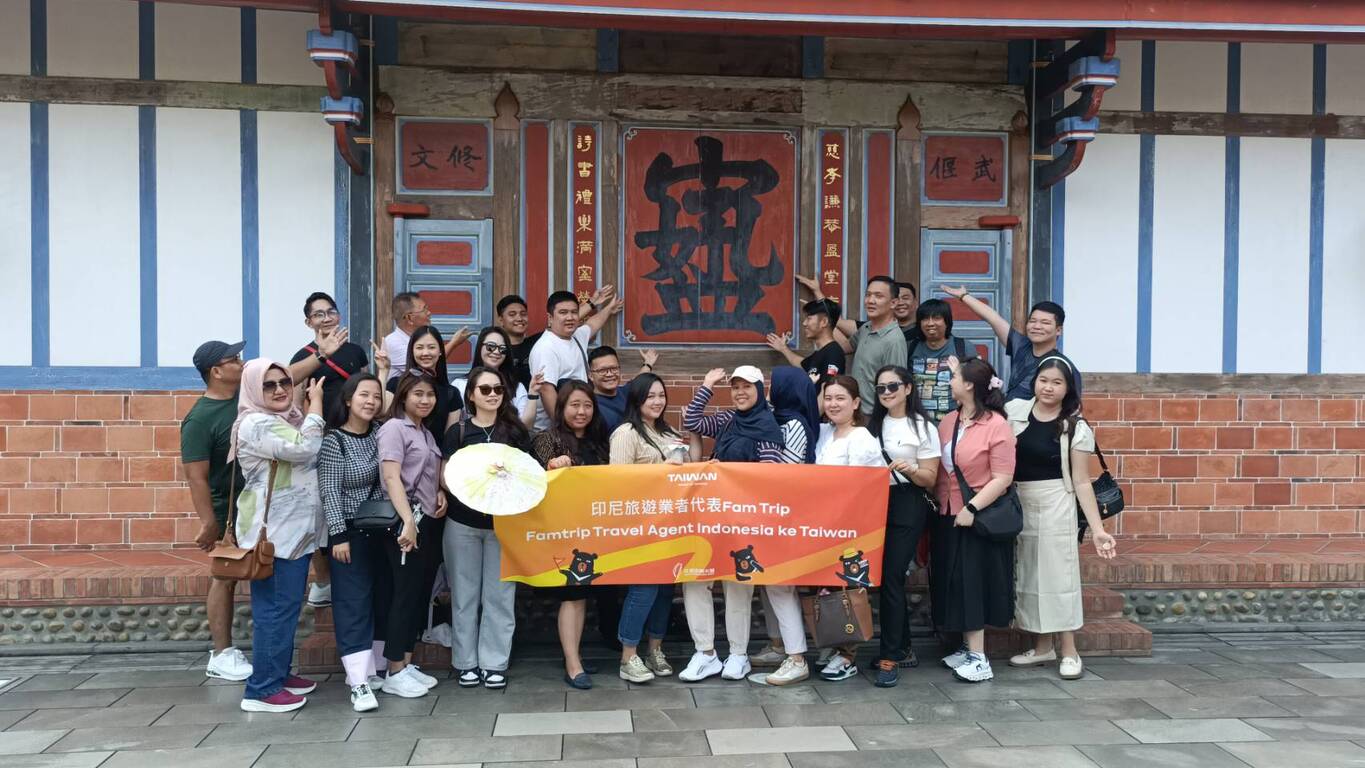 本處與駐雅加達台灣觀光服務處合作拍照