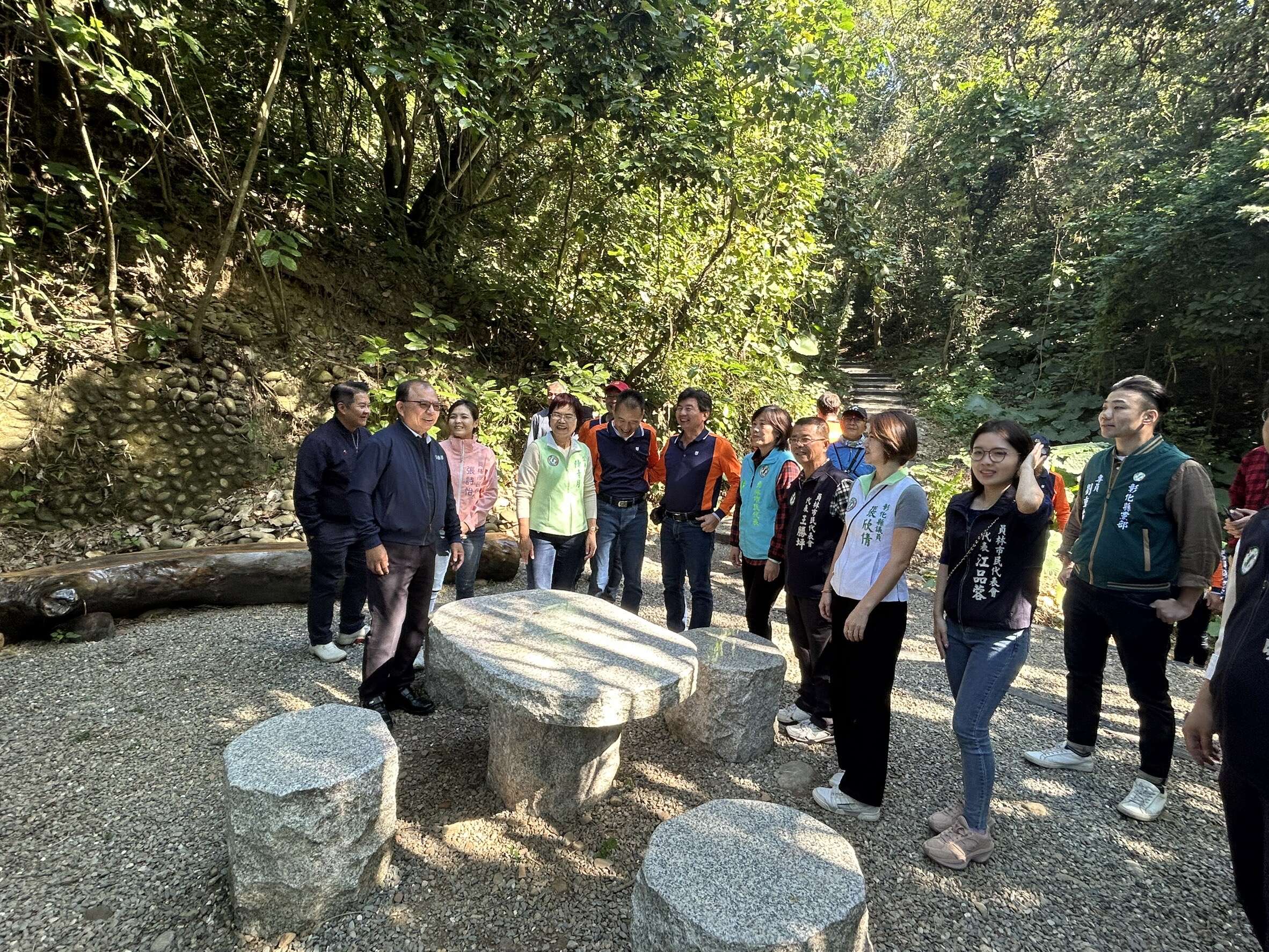 彰化縣員林市大峰巷步道優化暨觀景平台工程解說