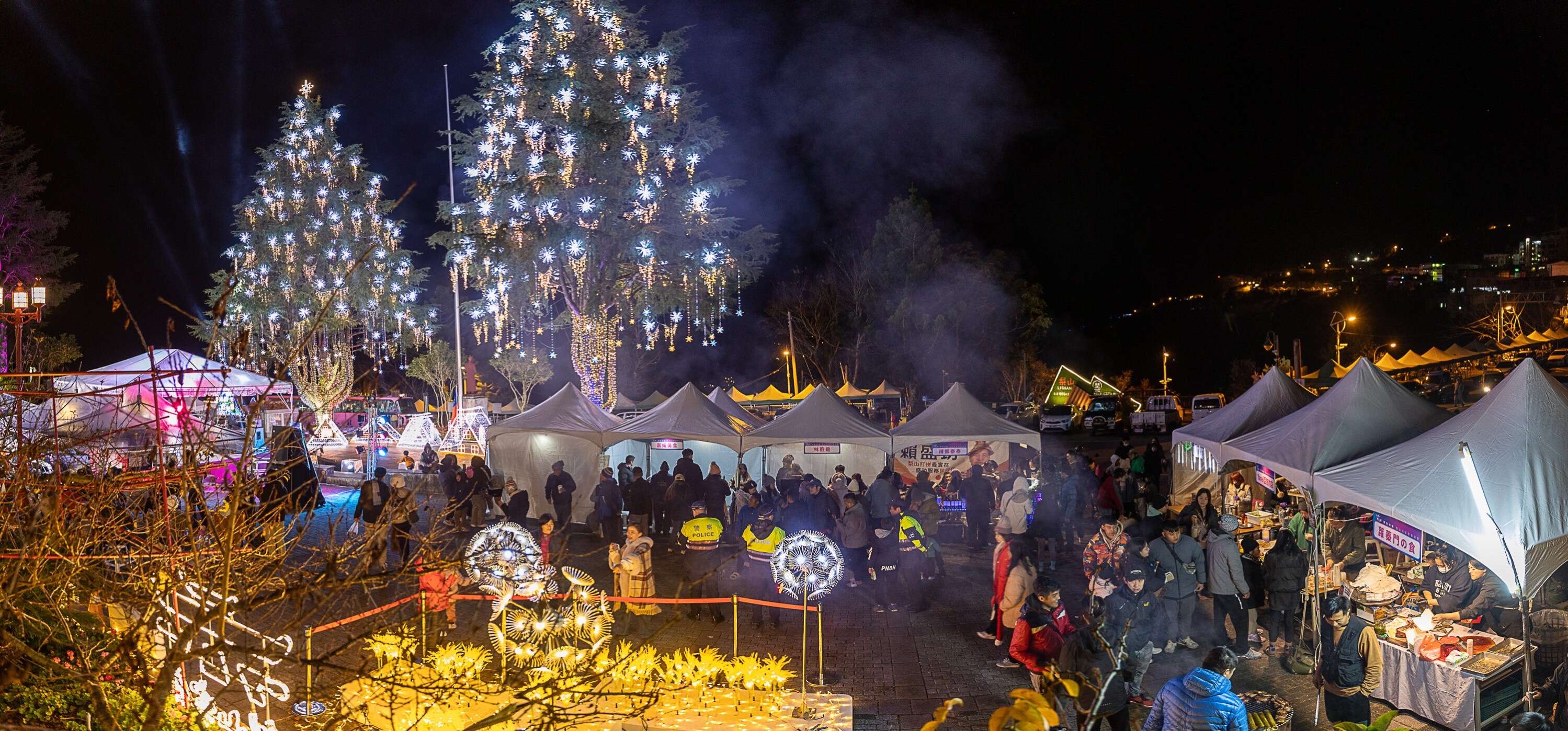 梨山歲末音樂會景觀