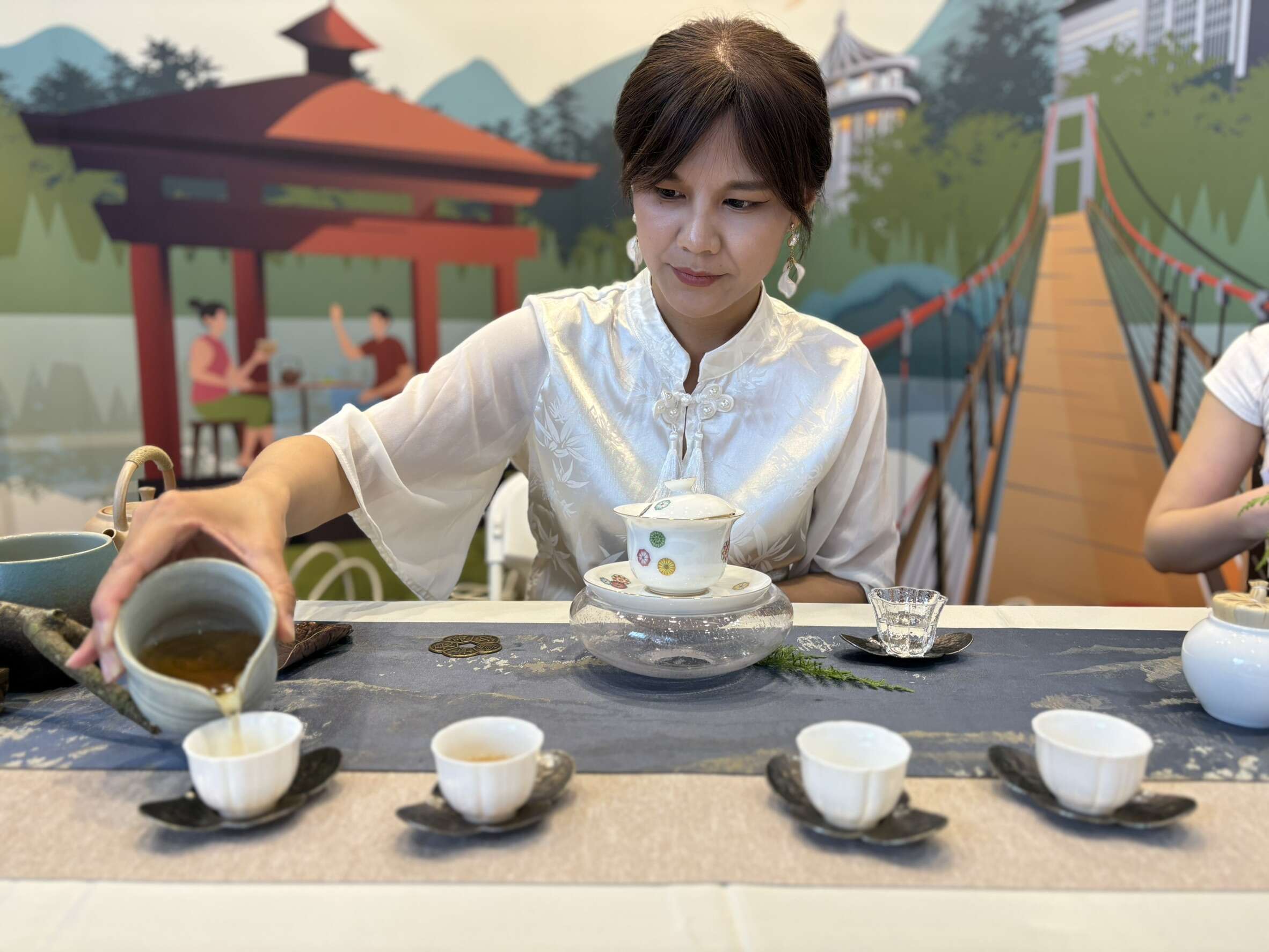 台北國際觀光博覽會泡茶