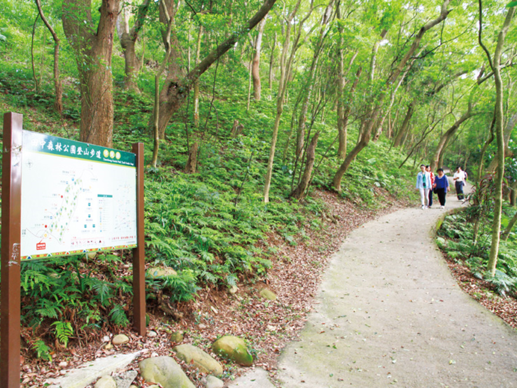 田中森林步道(第一級)入口處