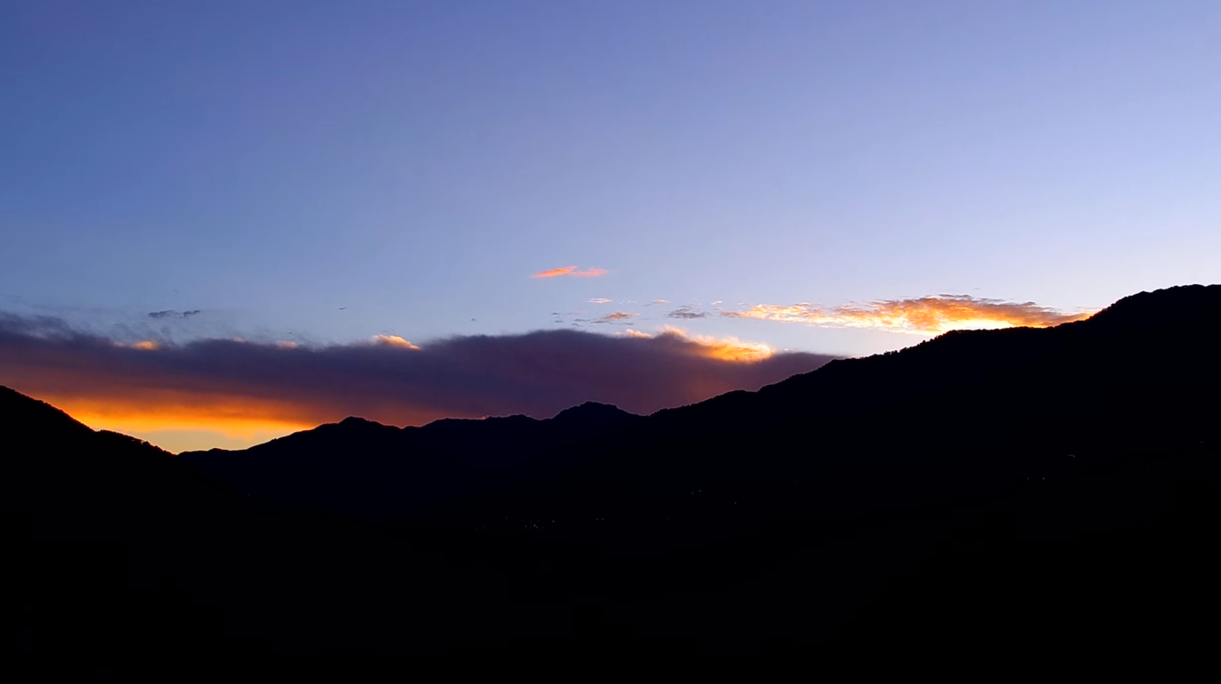 德基水庫日出美景