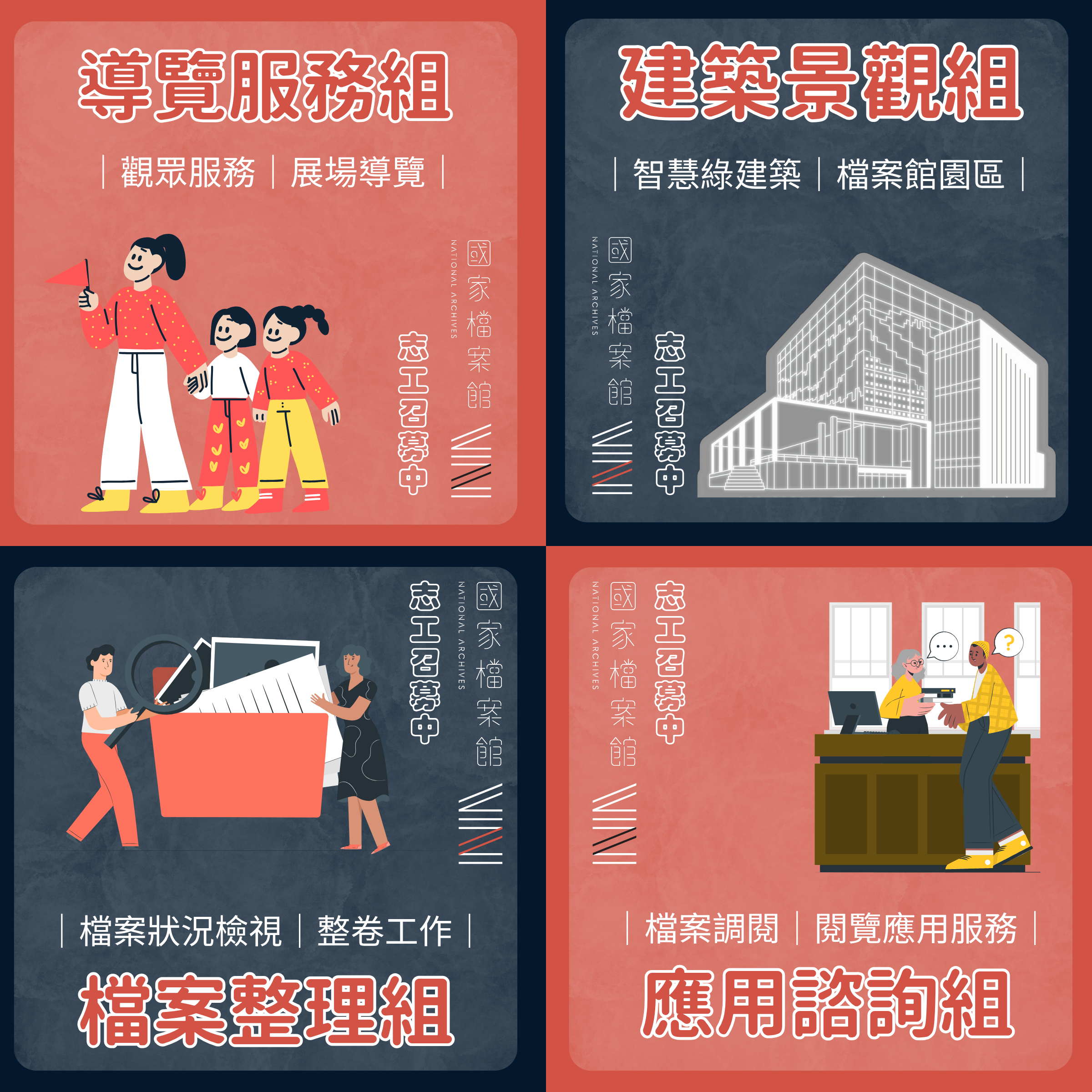 國家檔案館114年志工召募示意圖