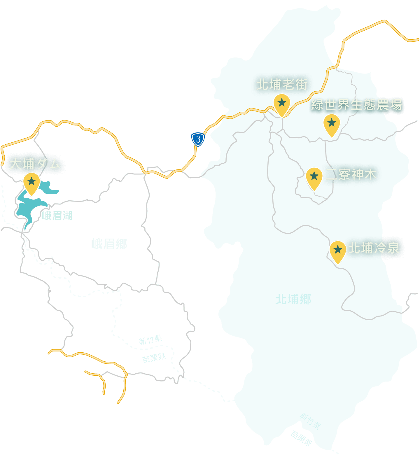 北埔地圖
